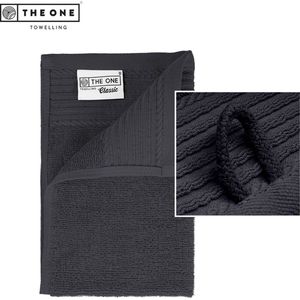 The One Towelling - Classic Gastendoek - Antraciet - 100% Gekamd Katoen