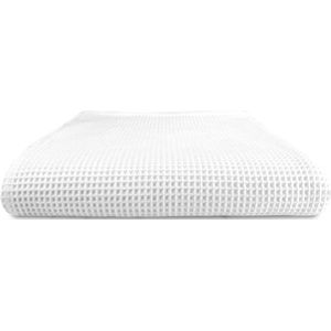 The One Towelling Wafel Handdoek - 100 x 150 cm - Hoge vochtopname - 230 gr/m² - Katoen - Wit