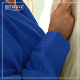 The One Towelling Badjas - Zachte kamerjas - Vocht absorberend - 100% Gekamd badstofkatoen - L/XL - Koningsblauw