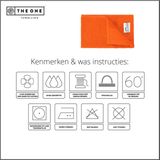 The One Towelling Classic Gastendoek - 30 x 50 cm - Kleine handdoek - Hoge vochtopname - 100% Gekamd katoen - Oranje