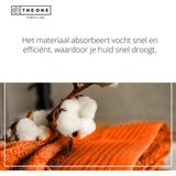 The One Towelling Classic Gastendoek - 30 x 50 cm - Kleine handdoek - Hoge vochtopname - 100% Gekamd katoen - Oranje
