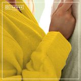 The One Towelling Badjas - Zachte kamerjas - Vocht absorberend - 100% Gekamd badstofkatoen - XXL/XXXL - Geel