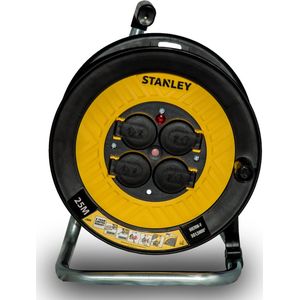 Stanley Kabelhaspel - 25m - IP44 - 3G 1,5 mm²