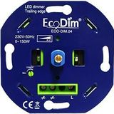 Led dimmer inbouw 0-150W | Fase afsnijding (RC) | EcoDim DIM.04