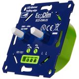 Led duo dimmer inbouw 2x 0-100W | Fase afsnijding (RC) | EcoDim DIM.05