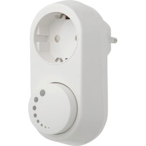 Stekkerdimmer voor led - Stopcontact dimmer, 0-100W LED - Niet geschikt voor Belgische stopcontacten - Wit