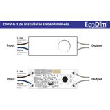 EcoDim LED snoerdimmer DIM.08 | 0-50W | fase afsnijding