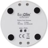 Vloerdimmer led 0-50W | Wit | Fase afsnijding (RC) | EcoDim DIM.09
