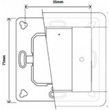 Draadloze Zigbee schakelaar van EcoDim - Werkt met de bekende verlichting apps - 4 groepen - Wit