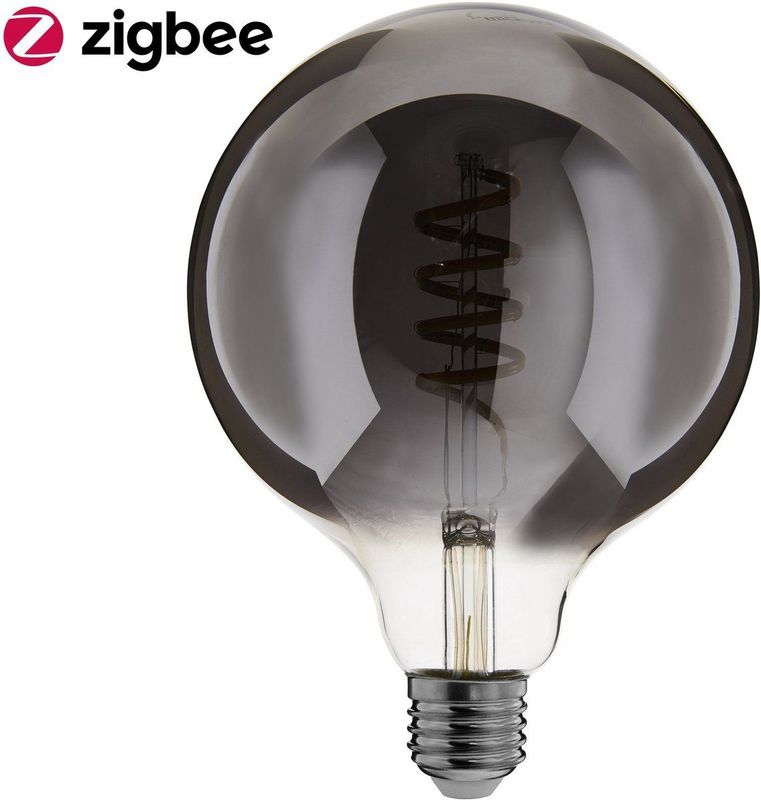 EcoDim - Instelbare Led Lamp - E27 - 5W - Globe - Smokey