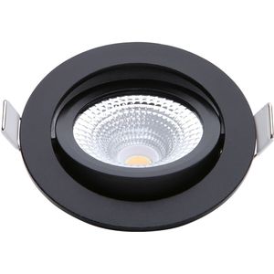 EcoDim LED inbouwspot 5W DimToWarm 85mm 36gr rond verstelbaar zwart - LED4710