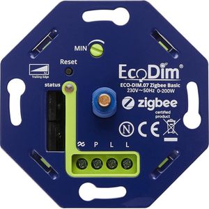 Eco-Dim.07 Led dimmer Zigbee Basic druk/draai 0-200W (RC)