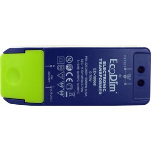 EcoDim - LED Driver - Dimbaar - 0-50W - 12V AC - Blauw