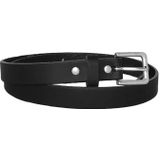 Take It Leren Riem 2 cm Zwart