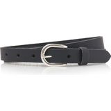 Take It Leren Riem 2 cm Zwart