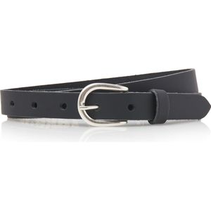 Take It Leren Riem 2 cm Zwart