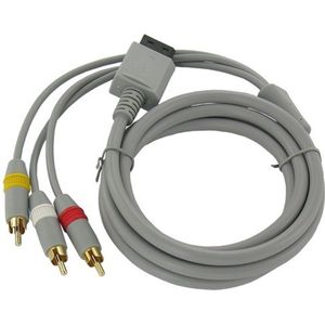 Composiet AV Kabel Geschikt Voor Nintendo Wi - Wii Mini en Wii-U / Grijs - 1,5 Meter