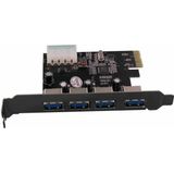 USB - PCIe Kaart - 4x USB-A - USB3.0