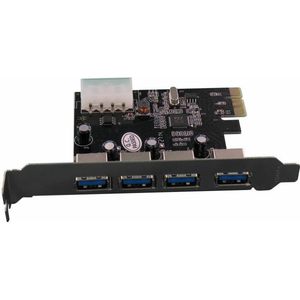 USB - PCIe Kaart - 4x USB-A - USB3.0