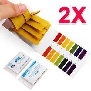 PH teststrips / Lakmoes strips - 2 van 80 Stuks