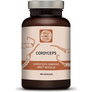 Cordyceps Sinensis - 180 Capsules - Vegetarisch en van biologische teelt - Kala Health