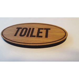 Toiletbordje ovaal, toilet