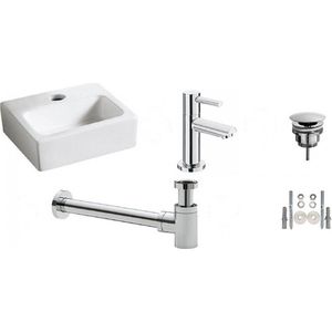 Wiesbaden one-pack Leto fontein + Amador toiletkraan chroom 32.3605