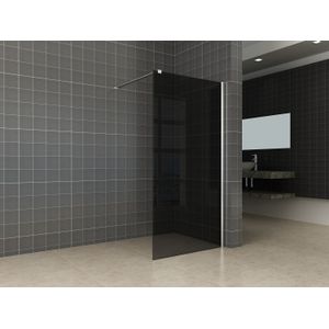 Inloopdouche met Muurprofiel 900x2000 10mm NANO Rookglas