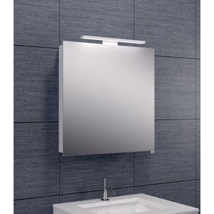 Spiegelkast wiesbaden met led verlichting 60x60 aluminium