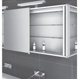 Wiesbaden Luxe spiegelkast +Led verlichting 90x60x14cm