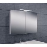 Wiesbaden Luxe spiegelkast +Led verlichting 90x60x14cm