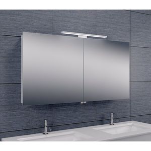 Wiesbaden - Spiegelkast - Aluminium - Met Led Verlichting