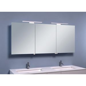 Wiesbaden - Spiegelkast - Aluminium - Met Led Verlichting