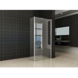 Wiesbaden Inloopdouche met Zijwand Nano 80 X 30 Cm. - 8 Mm. Helder Glas