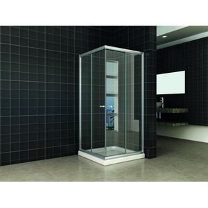 Douchecabine Wiesbaden Hoekinstap 80x80x190 cm 5mm Helder Glas