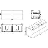 Badkamermeubelset Vision 1200 Wit