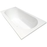 Ligbad wiesbaden portus rd inbouw 170x70x43 cm glans wit