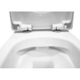 Wiesbaden Vesta Junior Wandcloset Rimless Verkort Met Vesta Junior Toiletzitting Softclose En Quick Release