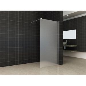 Inloopdouche+muurprofiel 900x2000 10mm NANO Geheel Matglas