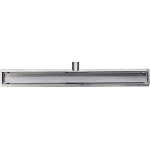 Sanifun RVS douchegoot+flens met tegelrooster 1000 x 70