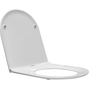 Wiesbaden Flatline toiletzitting softclose en quick release glans wit 32.3776