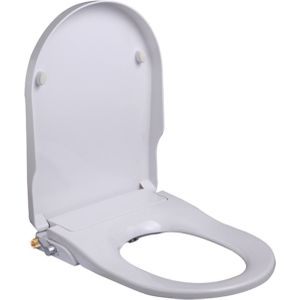 Wiesbaden - Flush - Douche WC Zitting - Wit - Stroomloos met Sproeier