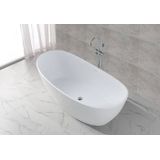 Vrijstaand bad Wiesbaden Solid Surface  type 1 179,5 x 84,5 x 64 cm