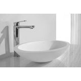 Sanifun Solid Surface opzetwastafel ovaal 590x350x110