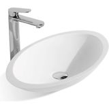 Sanifun Solid Surface opzetwastafel ovaal 590x350x110