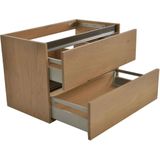 Badkamermeubel Onderkast Vision OAK 80x46x53cm Eiken Softclose