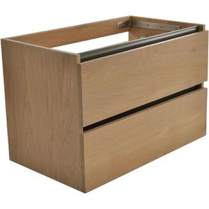 Badkamermeubel Onderkast Vision OAK 80x46x53cm Eiken Softclose