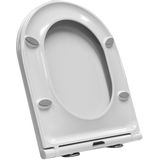Wiesbaden Vesta Junior Wandcloset Rimless Verkort Met Flatline Toiletzitting Softclose En Quick Release