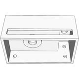 Fontein met handdoekhouder wiesbaden solid surface