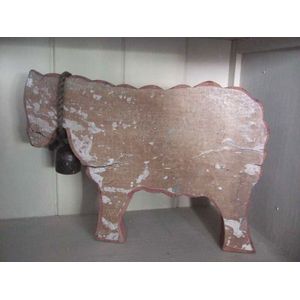 Schaap oud hout sheep old wood w. bell | 29x4x20 | mix colour